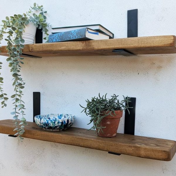 15cm Down Reclaimed Wood Shelves