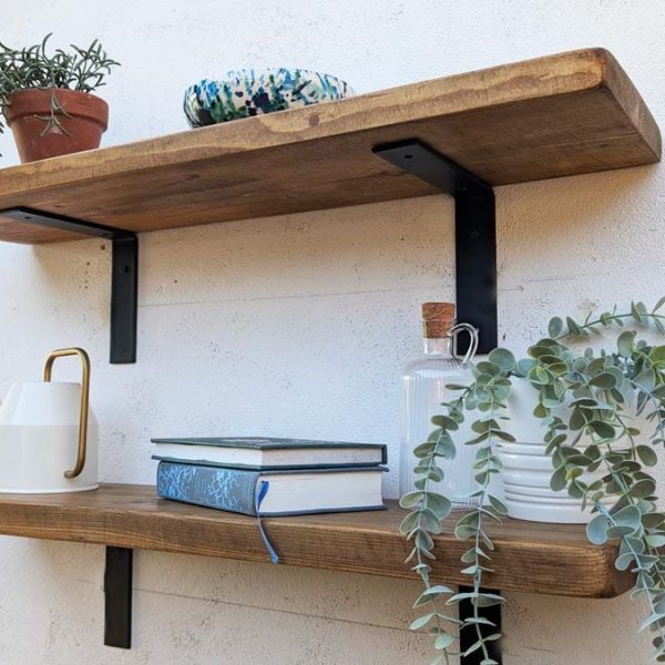 22cm Up Reclaimed Wood Shelves