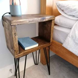 bedside table industrial