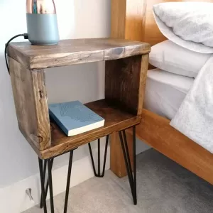bedside table industrial