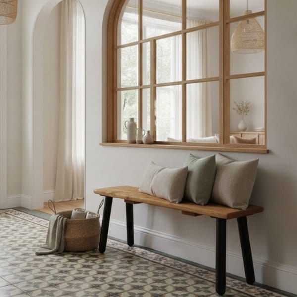 Dining Bench - Single Pin Legs  | Reclaimed Wood Benches