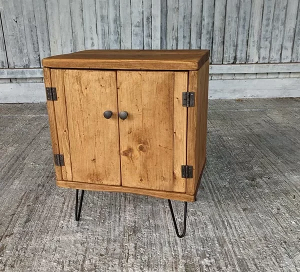 Industrial Wooden Cupboard - Living Room Cabinet