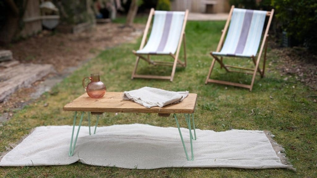 Garden Coffee Table Hairpin Legs