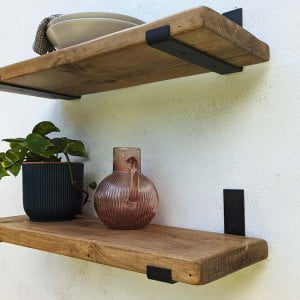 Industrial-Shelves with Heavy Duty Brackets