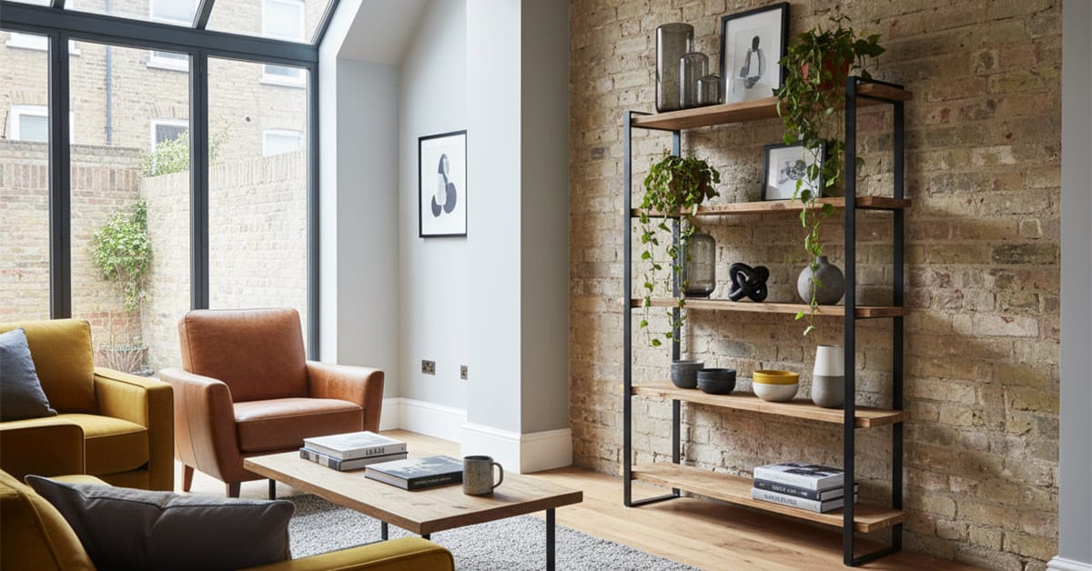 Industrial Metal Shelving Unit