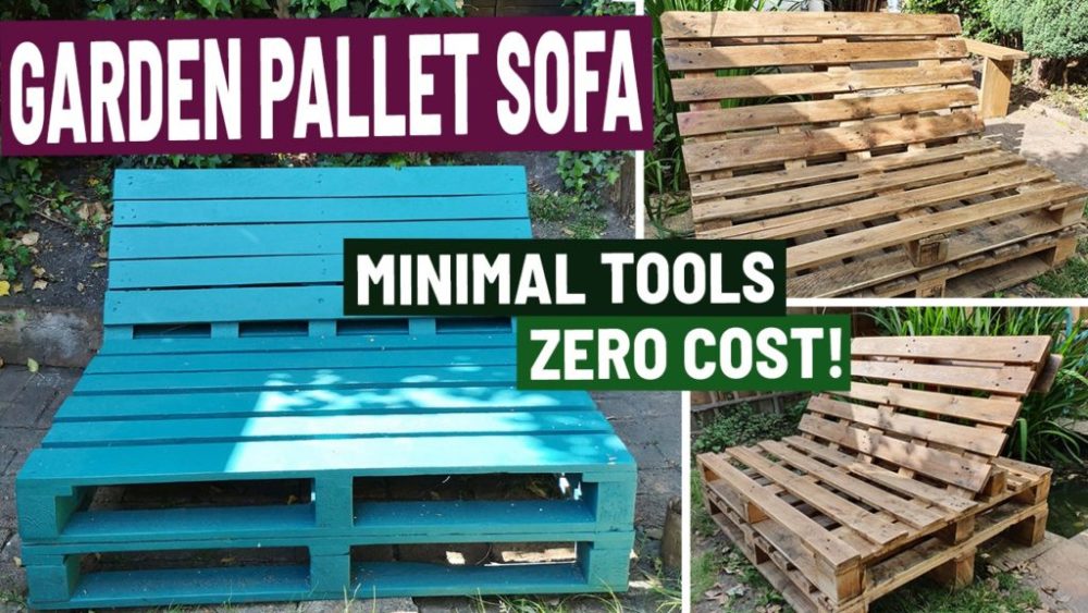 How to Make a Sofa & Garden Furniture with Pallets!