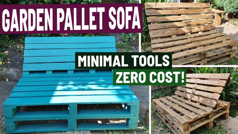How to Make a Sofa & Garden Furniture with Pallets!