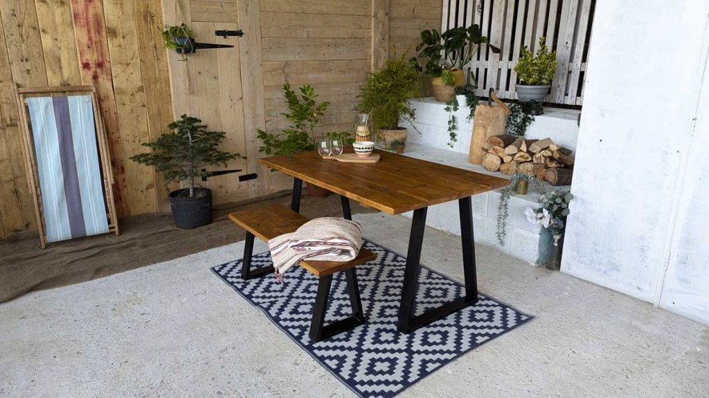 Garden Table on rug