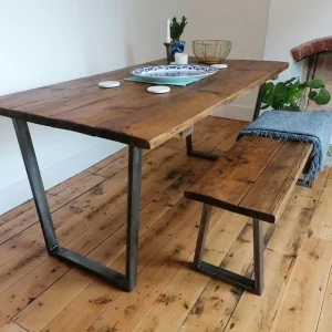 Reclaimed Timber Dining Table - Triangle