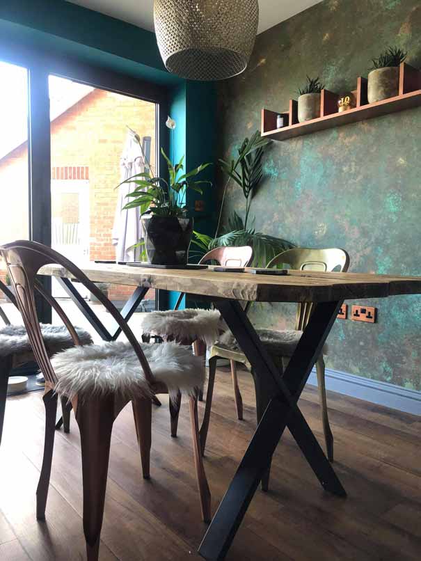 Dining Table - X-Frame Legs