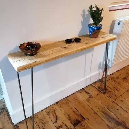 Console Table - Clear - Raw 2 prong legs IMG_20210912_165411