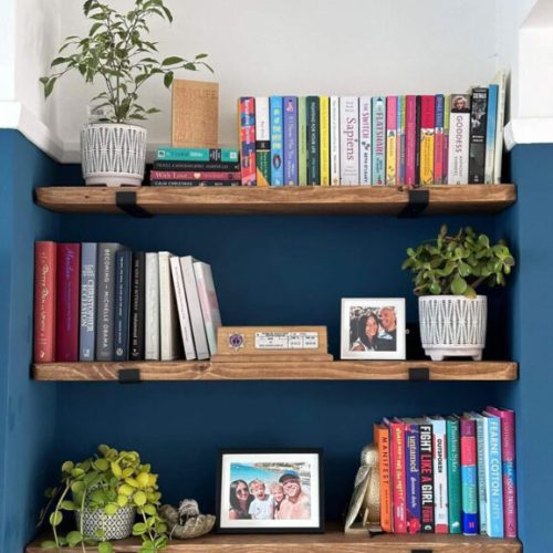 Industrial Shelf Shelves - Blue wall -20221104_133843_208