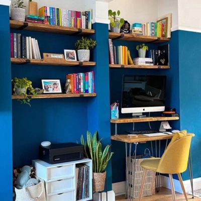 Industrial Shelf Shelves - Top Punk - Blue wall -20221104_133846_933