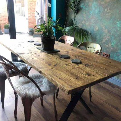 Dining Table - X-Frame Legs