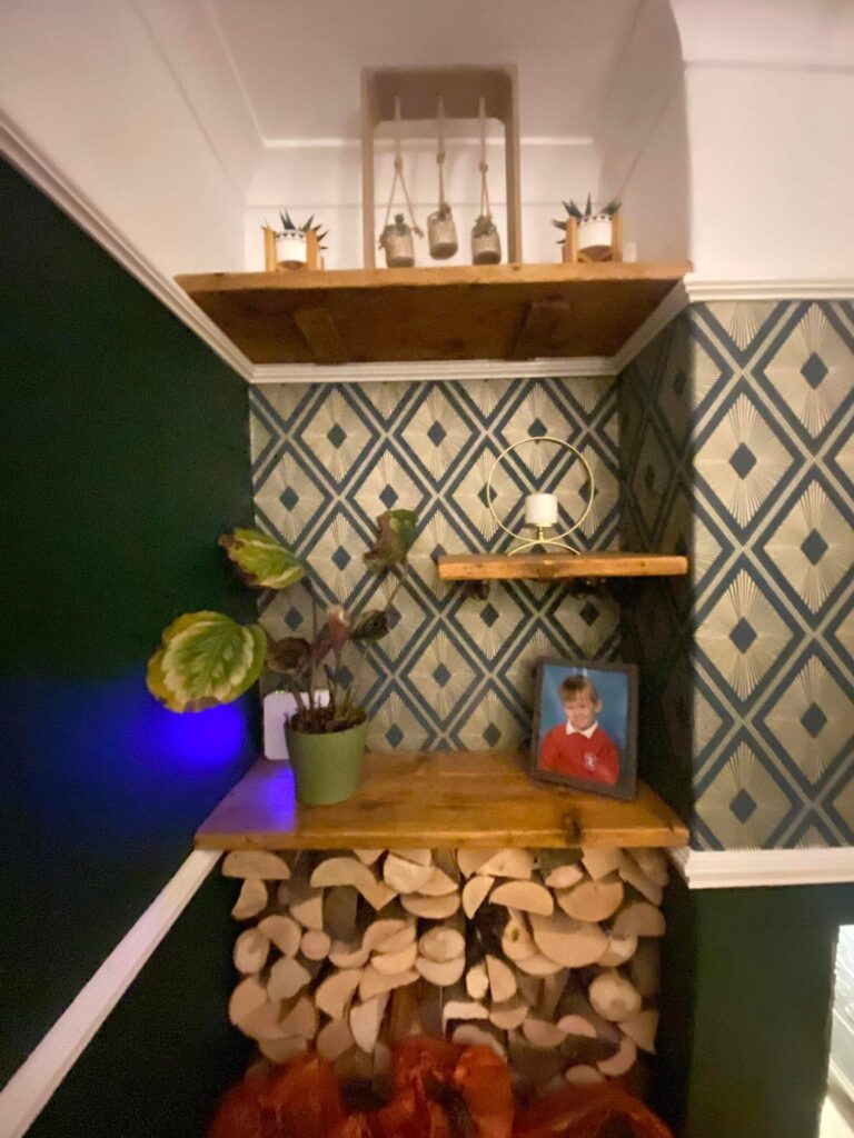 Wide Floating Shelves